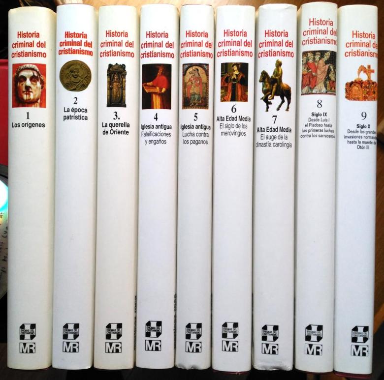 HISTORIA CRIMINAL DEL CRISTIANISMO . OBRA COMPLETA- KARLHEINZ DESCHNER