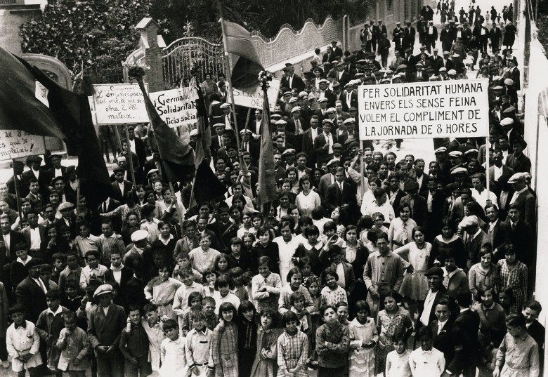 Manifestació 1 maig 1931 Sant Sadurní de Noia