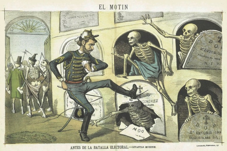 Caciquismo fraude electoral muertos