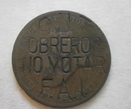 Obreros no votar moneda cnt fai