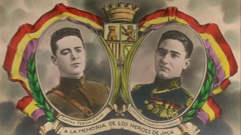 sublevacion de jaca en 1930  Fermin Galan y Garcia Hernandez